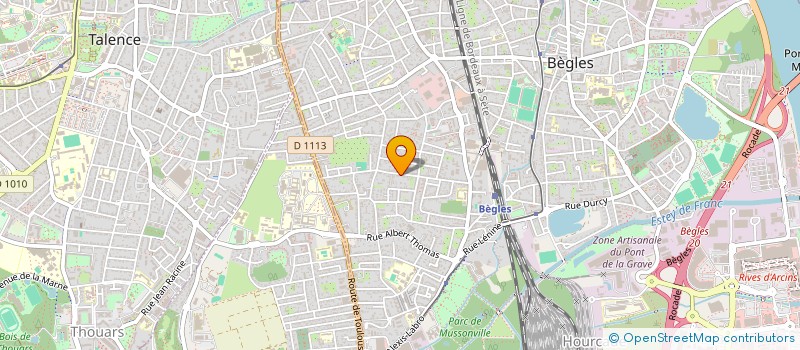 localisation de l'entreprise CONCERTO à BEGLES