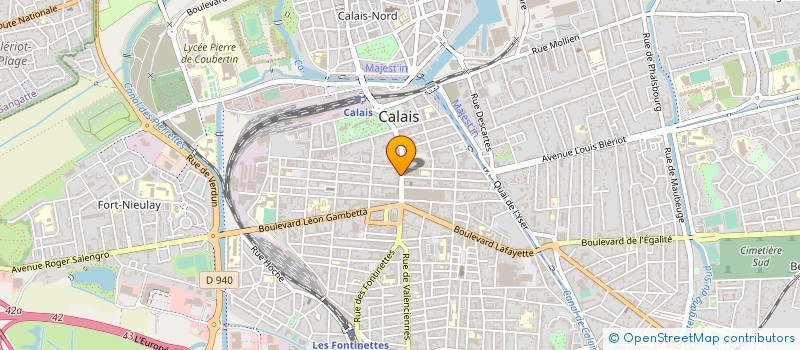 localisation de l'entreprise CONCERTO  CALAIS