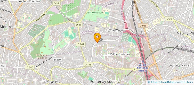 localisation de l'entreprise CONCERTO à FONTENAY-SOUS-BOIS