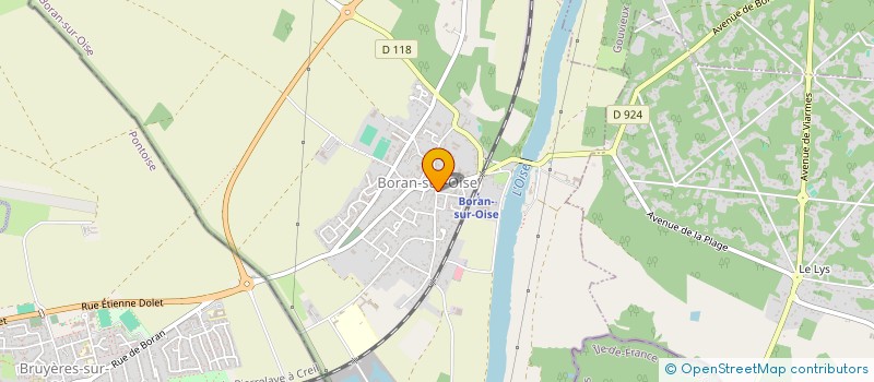 localisation de l'entreprise CONCERTO BORAN MUSIQUE  BORAN-SUR-OISE