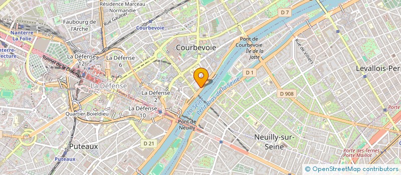 localisation de l'entreprise CONCERTO DEVELOPPEMENT  COURBEVOIE