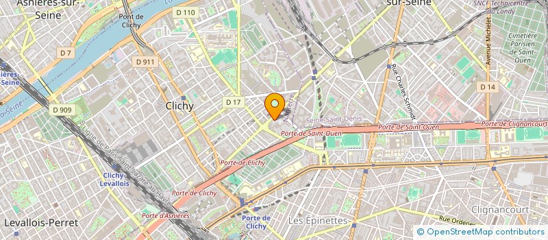 localisation de l'entreprise CONCERTO SAS à CLICHY