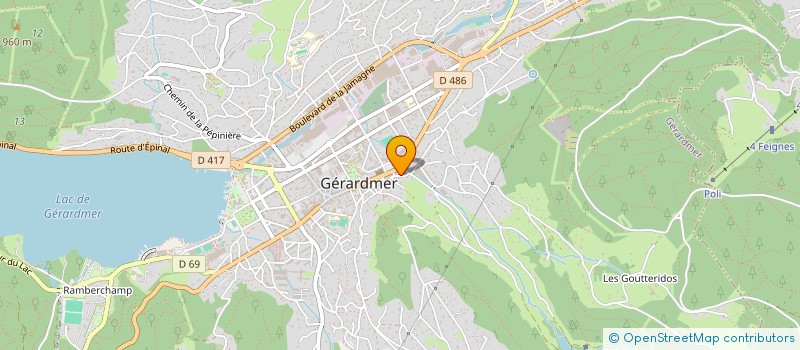 localisation de l'entreprise CONCERTOUR  GERARDMER