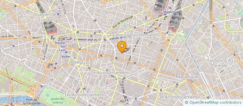 localisation de l'entreprise CONCERTS PARISIENS  PARIS