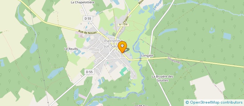 localisation de l'entreprise CONCERTS SUR SAULDRE  PIERREFITTE-SUR-SAULDRE