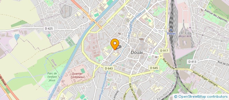 localisation de l'entreprise CONCERTS SYMPHONIQUES DE DOUAI  DOUAI