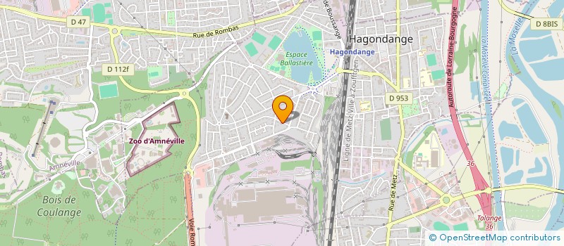 localisation de l'entreprise CONCESS AUTO  HAGONDANGE