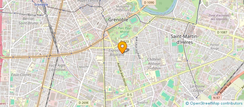 localisation de l'entreprise CONCEVOIR BATIR RENOVER à GRENOBLE