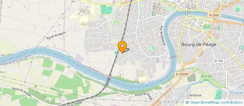 localisation de l'entreprise CONCIENCIA  ROMANS-SUR-ISERE