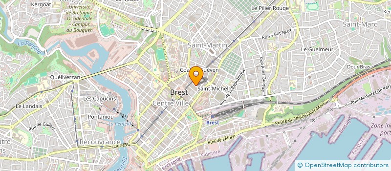localisation de l'entreprise CONCIERGE B ET B FRANCE à BREST