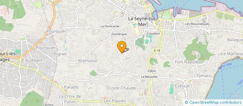 localisation de l'entreprise CONCIERGE DURABLE à LA SEYNE-SUR-MER