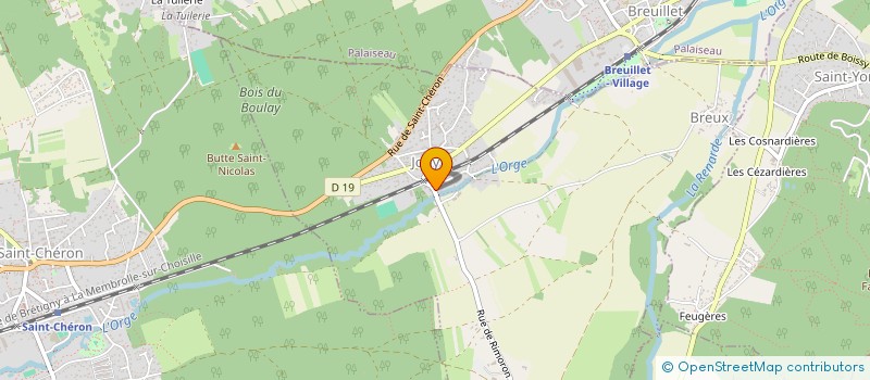 localisation de l'entreprise CONCIERGERIE AIXELA  BREUX-JOUY