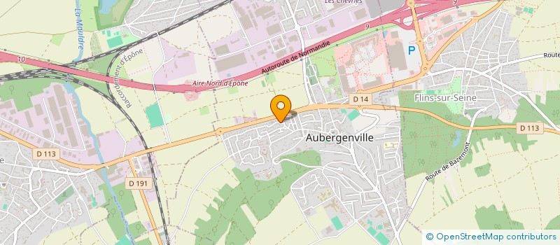 localisation de l'entreprise CONCIERGERIE ANNE SOPHIE CROISET  AUBERGENVILLE