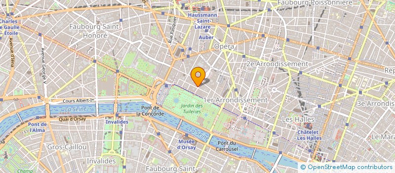 localisation de l'entreprise CONCIERGERIE ASSISTANCE à PARIS