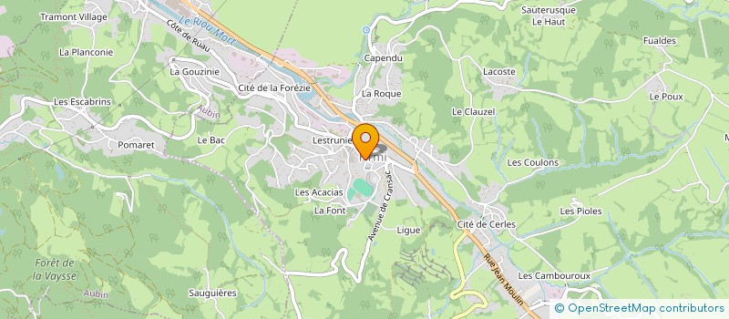 localisation de l'entreprise CONCIERGERIE BASSIN AVEYRON  FIRMI