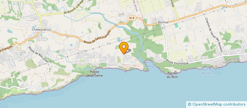 localisation de l'entreprise CONCIERGERIE CARAIBES  SAINTE-ANNE