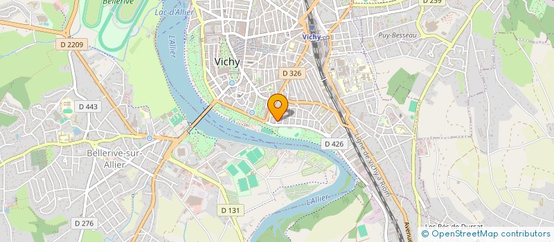 localisation de l'entreprise CONCIERGERIE CELESTE  VICHY