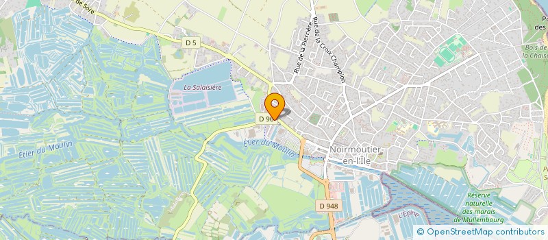 localisation de l'entreprise CONCIERGERIE DE L'ESTRAN  NOIRMOUTIER-EN-L'ILE