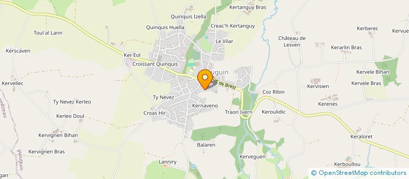 localisation de l'entreprise CONCIERGERIE DE L'IROISE  PLOURIN