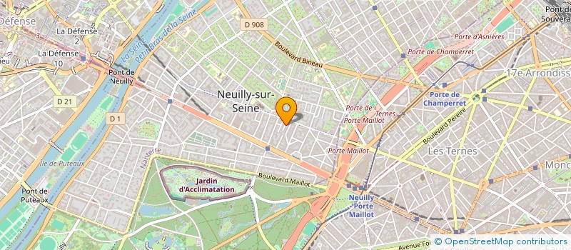 localisation de l'entreprise CONCIERGERIE DE PARIS à NEUILLY-SUR-SEINE
