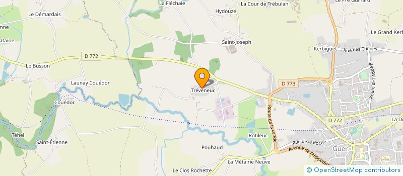 localisation de l'entreprise CONCIERGERIE DES DUCS  GUER