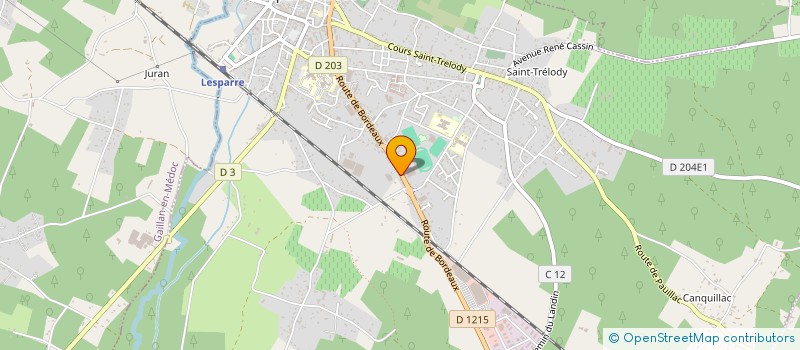 localisation de l'entreprise CONCIERGERIE DES QUATRE TERRES  LESPARRE-MEDOC