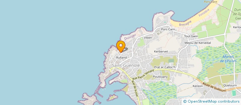 localisation de l'entreprise CONCIERGERIE DES ROCHERS  PENMARCH