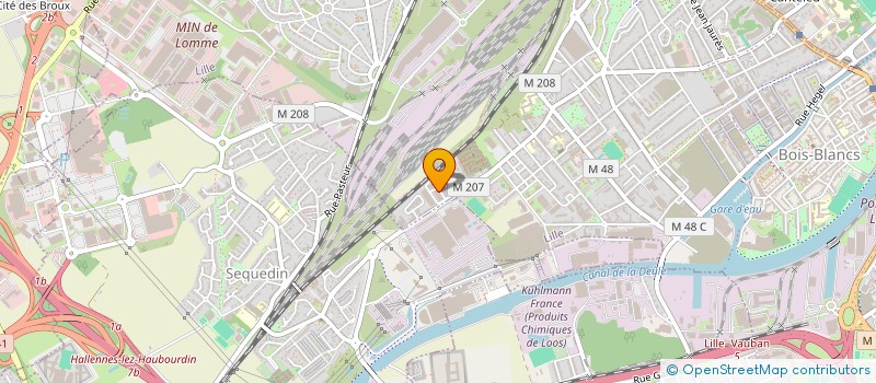 localisation de l'entreprise CONCIERGERIE DESRUELLE à LILLE