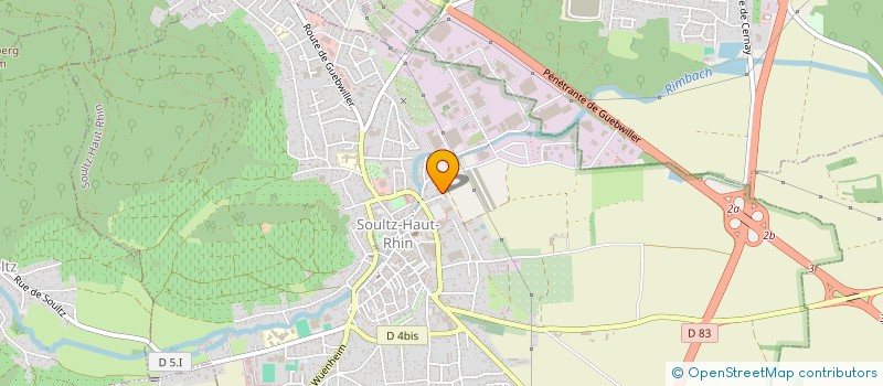 localisation de l'entreprise CONCIERGERIE DG  SOULTZ-HAUT-RHIN