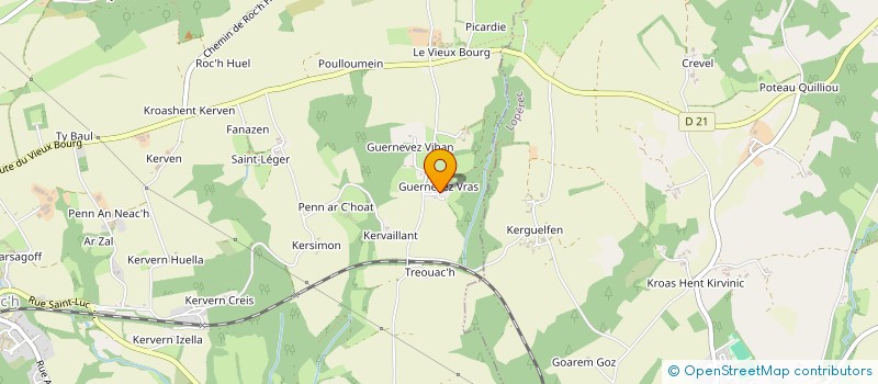 localisation de l'entreprise CONCIERGERIE DU BOUT DU MONDE  PONT-DE-BUIS-LES-QUIMERCH