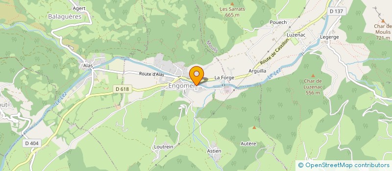 localisation de l'entreprise CONCIERGERIE DU COUSERANS à ENGOMER