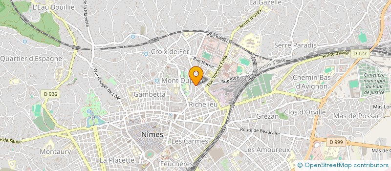 localisation de l'entreprise CONCIERGERIE DU SOLEIL  NIMES