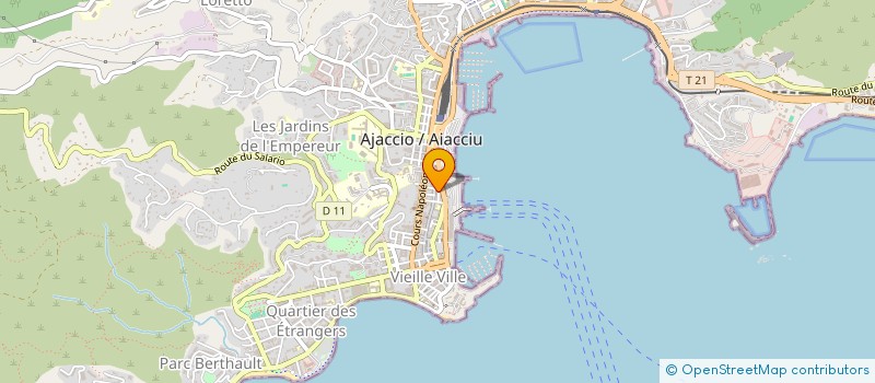 localisation de l'entreprise CONCIERGERIE FORZA 2A à AJACCIO