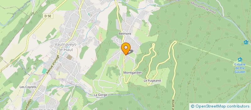 localisation de l'entreprise CONCIERGERIE GRENOBLE ET SOMMETS  VAULNAVEYS-LE-HAUT