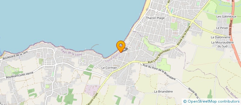 localisation de l'entreprise CONCIERGERIE HESTI à LA PLAINE-SUR-MER