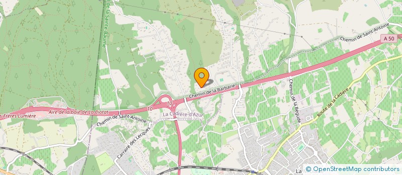 localisation de l'entreprise CONCIERGERIE HOME COCOON  LA CADIERE-D'AZUR