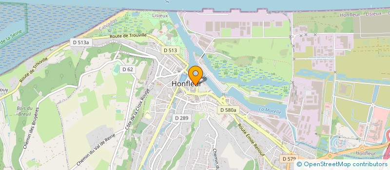 localisation de l'entreprise CONCIERGERIE HONFLEURAISE à HONFLEUR