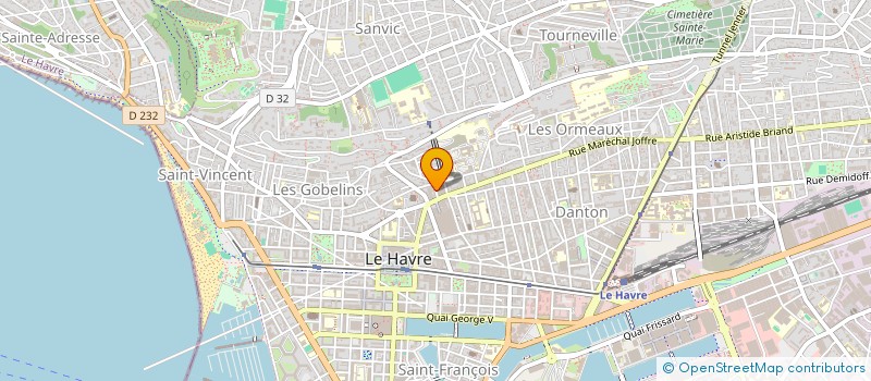 localisation de l'entreprise CONCIERGERIE K  LE HAVRE
