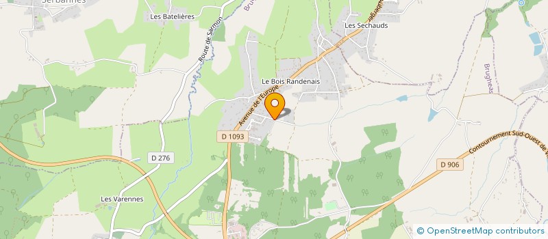 localisation de l'entreprise CONCIERGERIE LA CLE DOREE ET PRESTIGE SERVICES  BRUGHEAS