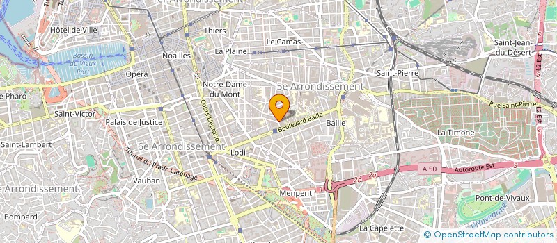 localisation de l'entreprise CONCIERGERIE LA PEPITE à MARSEILLE 5EME