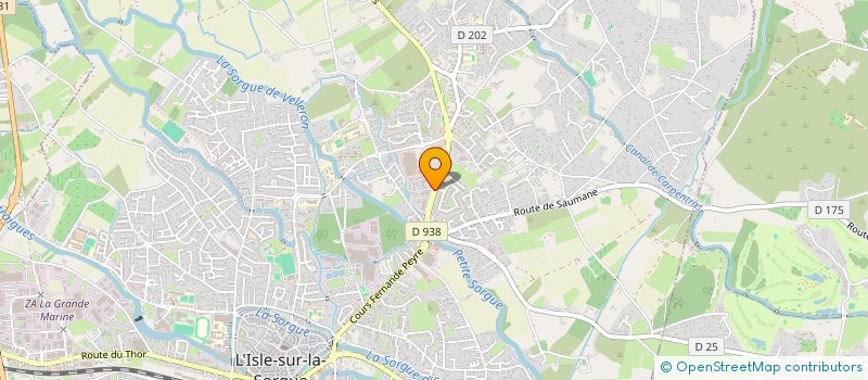 localisation de l'entreprise CONCIERGERIE LES PETITES FEES  L'ISLE-SUR-LA-SORGUE