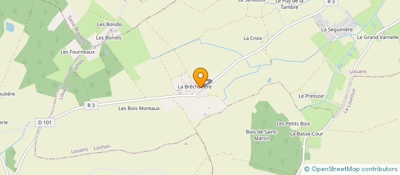 localisation de l'entreprise CONCIERGERIE LES TRESORS DE LOIRE  LOUANS