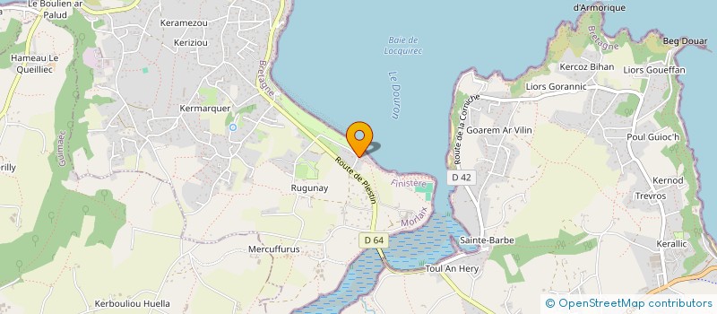 localisation de l'entreprise CONCIERGERIE LOCQUIRECOISE  LOCQUIREC