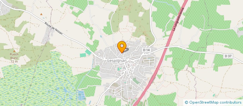 localisation de l'entreprise CONCIERGERIE MEDITERRANEENNE  LESPIGNAN