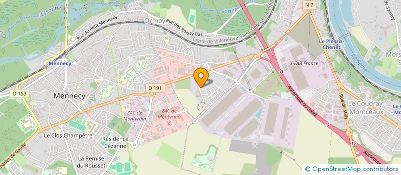 localisation de l'entreprise CONCIERGERIE NOUVELAIR  ORMOY