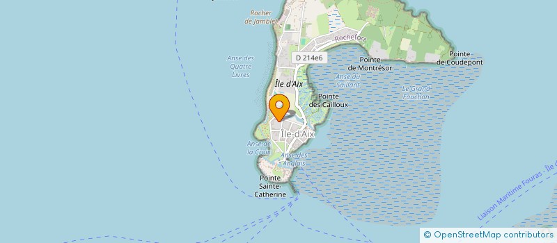 localisation de l'entreprise CONCIERGERIE PATARD  ILE-D'AIX