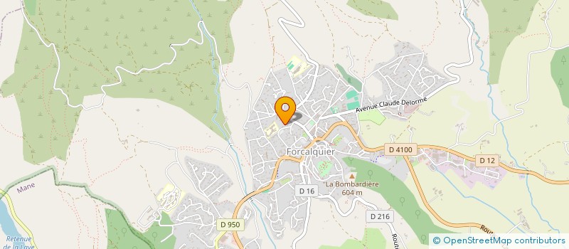 localisation de l'entreprise CONCIERGERIE PROVENCALE  FORCALQUIER