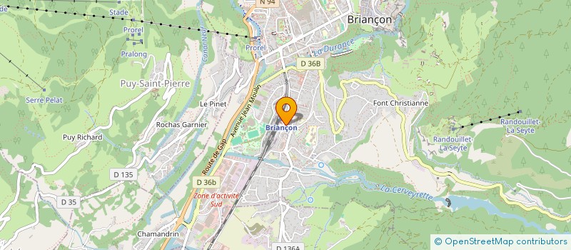 localisation de l'entreprise CONCIERGERIE SERRE CHEVALIER  BRIANCON