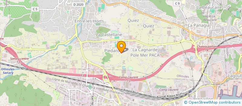 localisation de l'entreprise CONCIERGERIE SERVICES COMPRIS  OLLIOULES