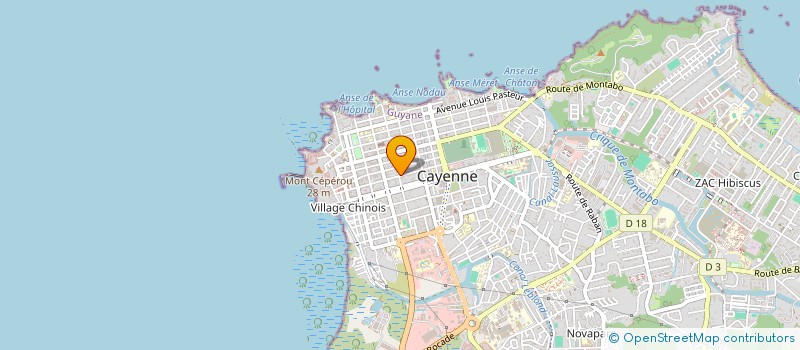 localisation de l'entreprise CONCIERGERIE SOLIDAIRE DE GUYANE à CAYENNE